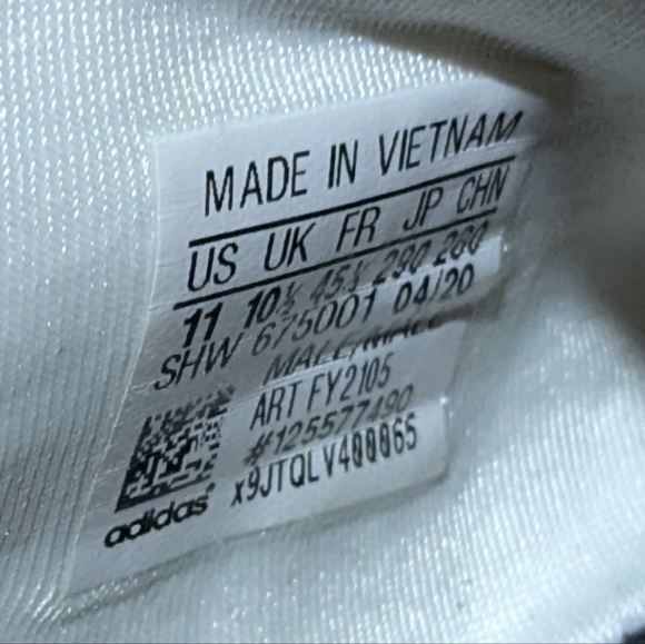 Adidas NMD R1 V2 Men's Size 11 Dazzle Camo Cloud White Shoes - Picture 8 of 8